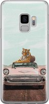 Samsung Galaxy S9 siliconen hoesje - Chill tijger - Soft Case Telefoonhoesje - Multi - Print