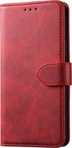 iPhone 12 Mini Bookcase Hoesje - Leer - Book Case - Wallet - Flip Cover - Apple iPhone 12 Mini - Rood