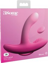 Threesome Rock N' Grind - Pink - G-Spot Vibrators - Luxury Vibrators