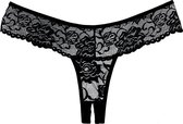 Adore Chiqui Love Panty - Black - O/S - Lingerie For Her - Pantie