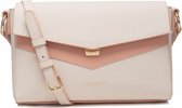 Crossbodytas LANCASTER Paris  City Max - leer - Ecru/Poudre roze