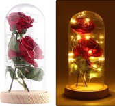 DISNEY BELLE EN HET BEEST THE ROSE LED LAMP 20CM