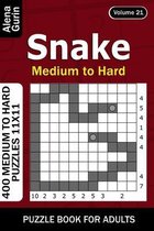 Snake puzzle book for Adults