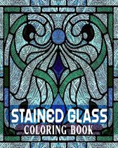 stained glass coloring book: Stained Glass