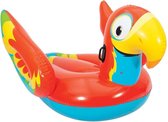 Opblaasfiguur - Opblaasbare Papegaai - Ride-On - 203 cm