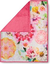HIP Plaid Amelie 160 x 130 cm roze