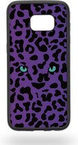 Leopards turqoise eyes Telefoonhoesje - Samsung Galaxy S7 Edge