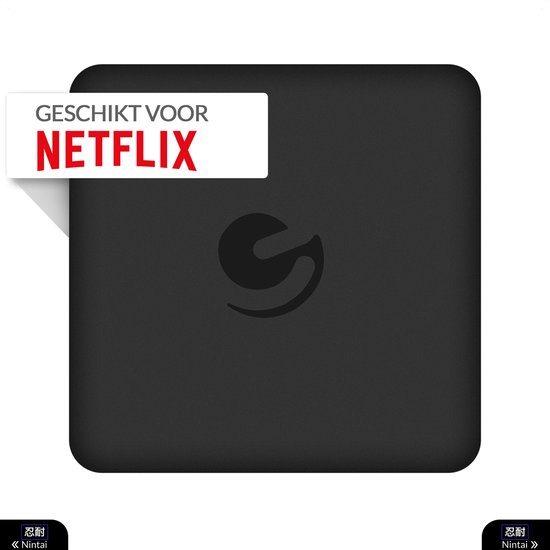 Nintai Ematic Pro X - Android TV box - Officiële AndroidTV - Netflix in 4K -Netflix box - Nintai