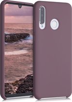 kwmobile telefoonhoesje voor Huawei P30 Lite - Hoesje met siliconen coating - Smartphone case in druivenblauw