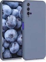 kwmobile telefoonhoesje voor Huawei Nova 5T - Hoesje voor smartphone - Back cover in blauwgrijs