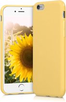 kwmobile telefoonhoesje geschikt voor Apple iPhone 6 / 6S - Hoesje voor smartphone - Back cover in mat geel