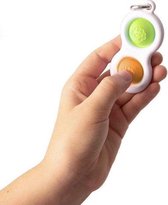 SEOS Shop ® Simple Dimple  - Fidget Toy - Verschillende kleuren - Groen/Oranje | Bekend van TikTok