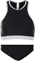 Bikini sport met gevlochten detail- Zwart 128-134