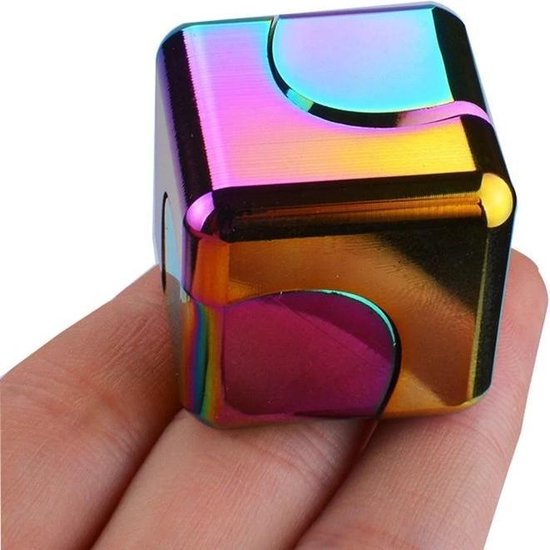 Cubezo fidget toy - Fidget cube - Fidget toys - Fidget spinner regenboog - 1 stuk