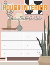 House Interior Coloring Book For Girls