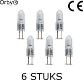 Orby® G4 Halogeen lichtbron - 12V - 10W - Halogeen lamp - 6 STUKS