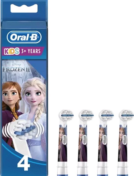 Oral-B Disney Frozen - Opzetborstels - Kinderen - Zachte Borstelharen - 4 Stuks