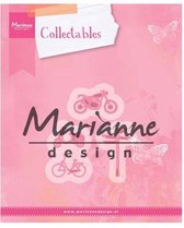 Marianne Design Collectable Village decoration set bycicle COL1436