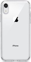 geschikt voor Apple Iphone XR Transparant siliconen cover hoesje * LET OP JUISTE MODEL *