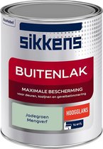 Sikkens Buitenlak - Verf - Hoogglans - Mengkleur - Jadegroen - 1 liter