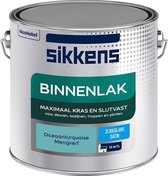 Sikkens Binnenlak - Verf - Zijdeglans - Mengkleur - Oceaanturquoise - 2,5 liter