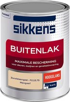 Sikkens Buitenlak - Verf - Hoogglans - Mengkleur - Zandsteengeel - F2.15.75 - 1 liter