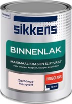 Sikkens Binnenlak - Verf - Hoogglans - Mengkleur - Zachtroze - 1 liter