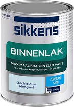 Sikkens Binnenlak - Verf - Zijdeglans - Mengkleur - Zachtblauw - 1 liter