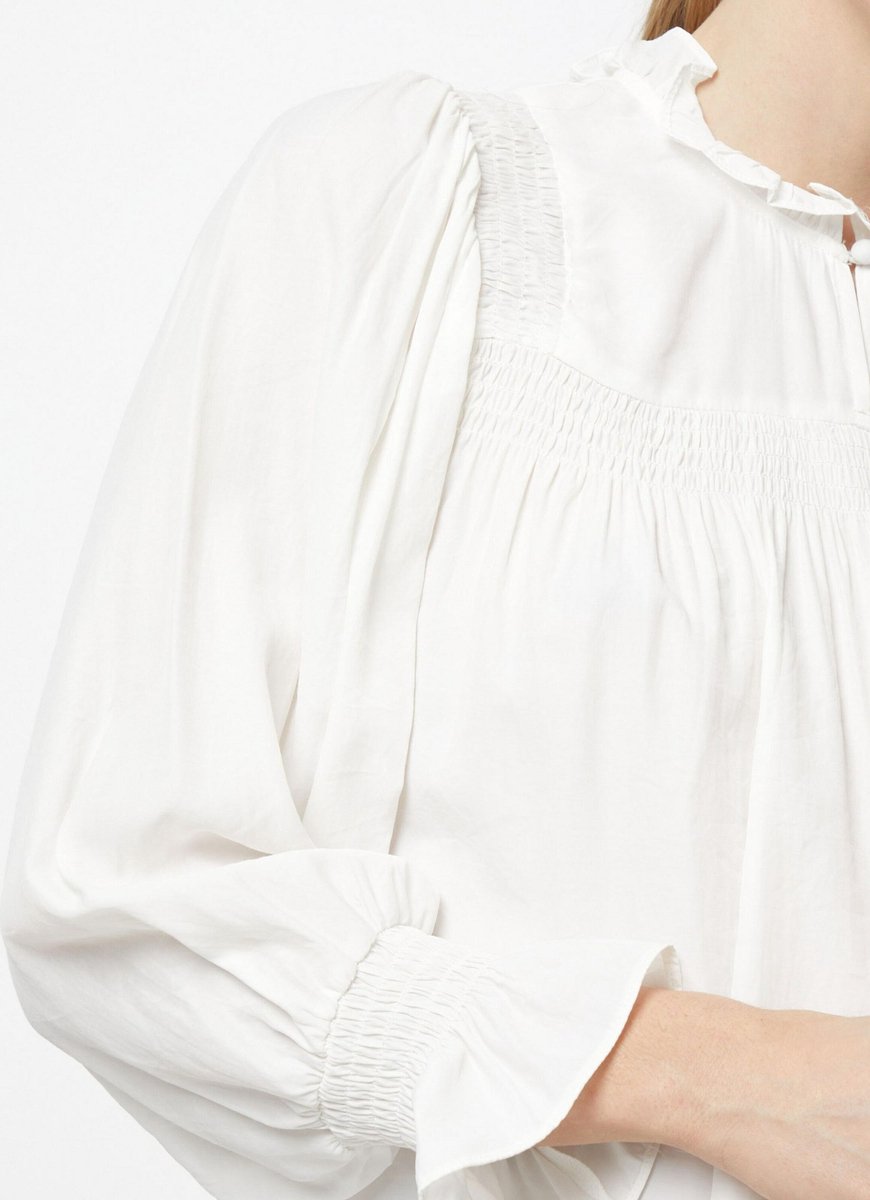 Cream blouse emily Wit-42 (Xl) | bol.com