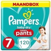 Pampers Pants Maat 7 - 120 Luierbroekjes Maandbox