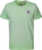 Petrol Industries - Heren Sunburst t-shirt - Groen - Maat S
