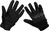 MFH - Verharde Tactical Handschoenen - Zwart - Maat M