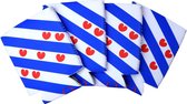 Blikjeskoeler vlag Friesland (verpakking van 4 stuks)