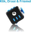 foto van FIDG IT® Fidget Toys Fidget Cube - Pop It - blauw/zwart