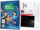 DrPhone LightTable - Lichtgevende tekentafel - Teken Tablet voor Kinderen - Speelgoed - A5 - Stift met Led Licht