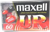 Maxell UR 60 position normal Cassettebandje- Uiterst geschikt voor alle opnamedoeleinden / Sealed Blanco Cassettebandje / Cassettedeck / Walkman.