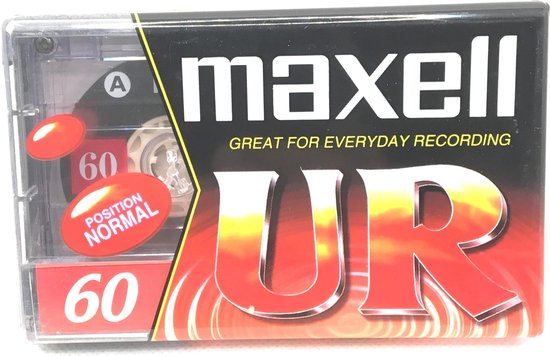 Foto: Maxell ur 60 position normal cassettebandje uiterst geschikt voor alle opnamedoeleinden sealed blanco cassettebandje cassettedeck walkman 