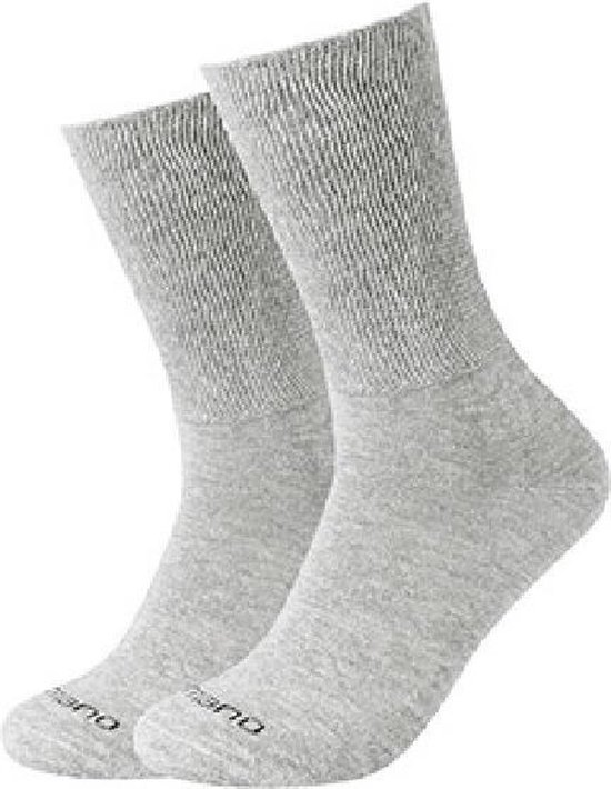 Camano super soft 2 PACK 35/38 L. Grijs chaussettes diabétique sans élastique transparente