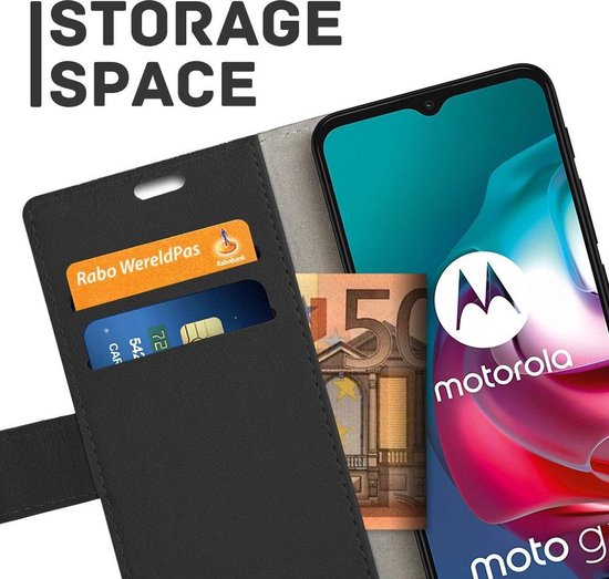 Motorola Moto G10/G20/G30 hoesje - Wallet Case zwart | bol.com