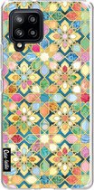 Casetastic Samsung Galaxy A42 (2020) 5G Hoesje - Softcover Hoesje met Design - Gilded Moroccan Mosaic Tiles Print