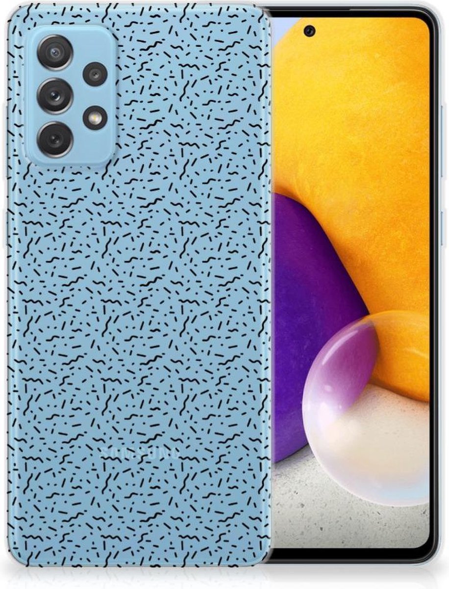 TPU Hoesje voor Samsung Galaxy A72 TPU bumper Stripes Dots