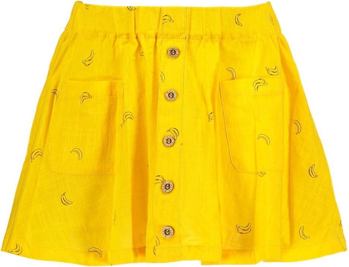 B-Nosy Meisjes rokjes B-Nosy Girls bananas ao woven skirt Cheer banana yellow 110