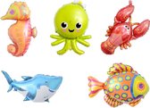 Ballonnen zeedieren 6 stuks