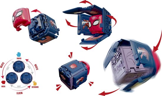 Marvel Spider-Man Battle Cube - Spider-Man VS Venom - Battle Fidget Set - Battle Cubes