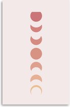 Made on Friday - Follow the Moon 40 x 50 cm -  ( 250 gr./m2)
