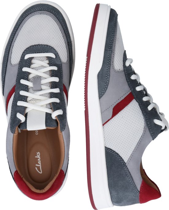 Clarks - Heren schoenen - Bizby Lace - G - Grijs - maat 8 | bol.com
