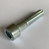 Inbusbout M10 verzinkt 50mm - 10 stuks - bevestiging klimgrepen