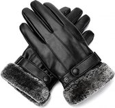 WiseGoods Luxe Handschoenen - Winterhandschoenen met Touch Tip Gloves - Touchscreen - Waterproof & Winddicht - Heren - Zwart
