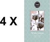Bridgewater White Cotton - 4 x Geurzakje - VOORDEELverpakking