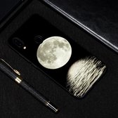 Moon Painted Pattern Soft TPU Case voor Xiaomi Redmi Note 7